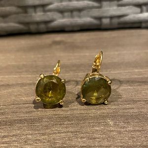 Green Kate Spade earrings